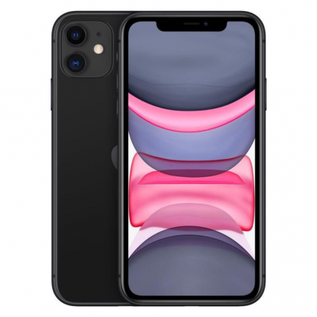 iPhone 11 128 Go Noir (Ecran et Batterie Reconditionné et Sans Face ID)