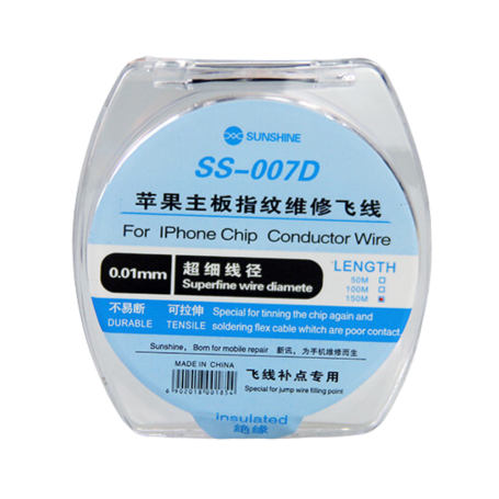 Câble de raccordement pour réparation d'empreintes digitales PCB iPhone SUNSHINE SS-007D / 0,01 MM