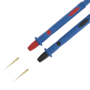 Cordons de test interchangeables pour multimètre en acier inoxydable plaqué or SUNSHINE SS-024B