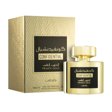 Lattafa Confidential Private Gold Perfume - unisex - 100ml