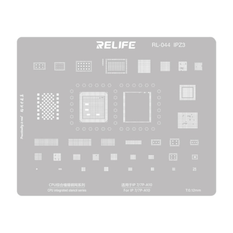 Steel CPU Stencil - iPhone IPZ3