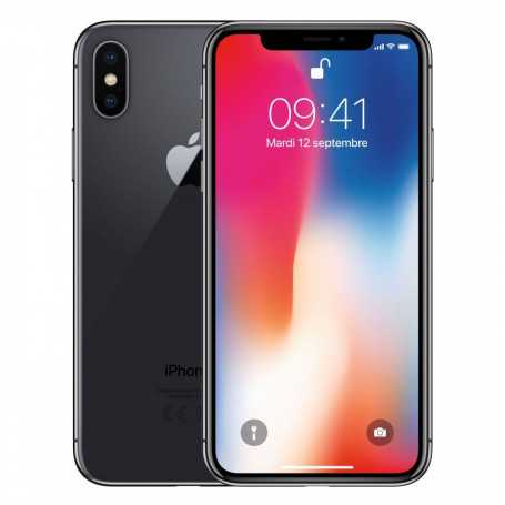 iPhone X 64 Go Noir - Débloqué