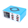 RELIFE RL-304S Multifunctional digital display 8 port charger