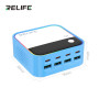 Chargeur GaN RELIFE Q2 120W à 8 Ports Bleu