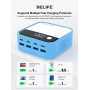 Chargeur GaN RELIFE Q2 120W à 8 Ports Bleu