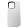 Coque de Protection (Coque à transfert de chaleur) pour iPhone - TPU + PC - Double couche - Extérieur blanc Intérieur noir