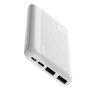 Power Bank 10000 mAh - Devia Kintone Series V5 - Blanc