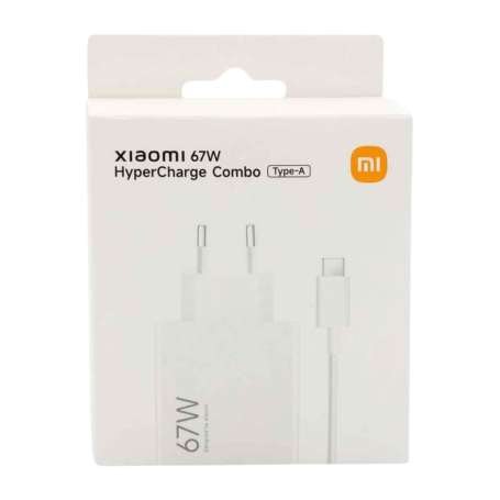 Xiaomi HyperCharge Combo USB Kit Charger 67W with Type-C Cable White BHR9465EU