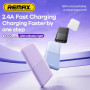 Power Bank 10000mAh Compact and Powerful - REMAX RPP-23 Mini Slim - Blue