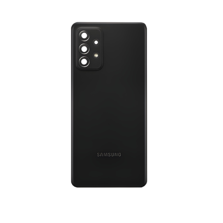 Vitre Arrière Samsung Galaxy A72 (A725F) Sans Contour lentille Noir (Original Démonté) -Grade A