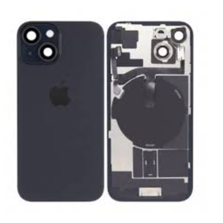 Vitre Cache Arrière iPhone 16 Plus Noir (Origine Demonté) - Grade A